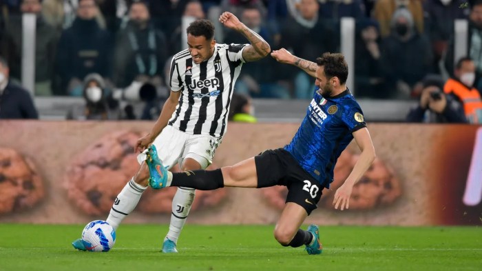 Chutogel : Derby d'Italia Inter vs Juventus berakhir 4-4